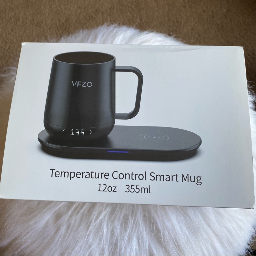 Black Temperature Control Smart Mug